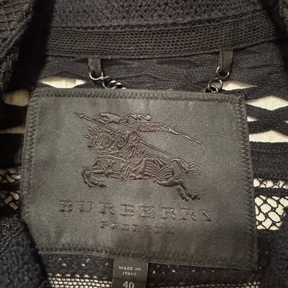 Burberry Prorsum Stunning Lace Trench Coat Jacket - Picture 5 of 8